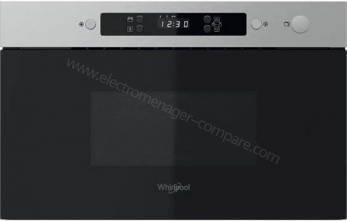 Four micro-ondes encastrable Whirlpool 22 L MBNA900X noir/inox