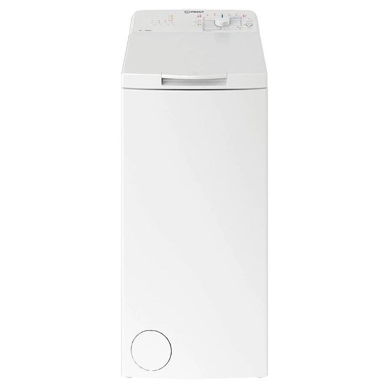 Lave-linge top 6 kg Indesit 1000TR/min Class énergie C BTWL60400EU/N