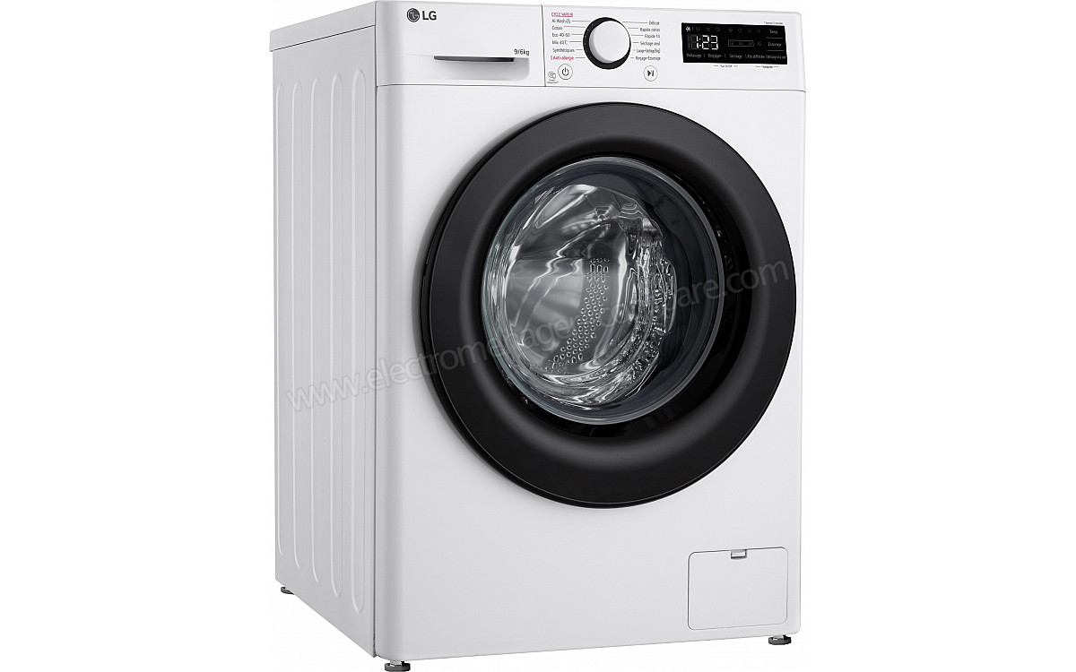 LAVE LINGE SECHANT POSE LIBRE 9kg/6kg 1400tr/min LG 6 Motion Direct Drive • AI DD • Steam • Vapeur • LG ThinQ F964R35WRS