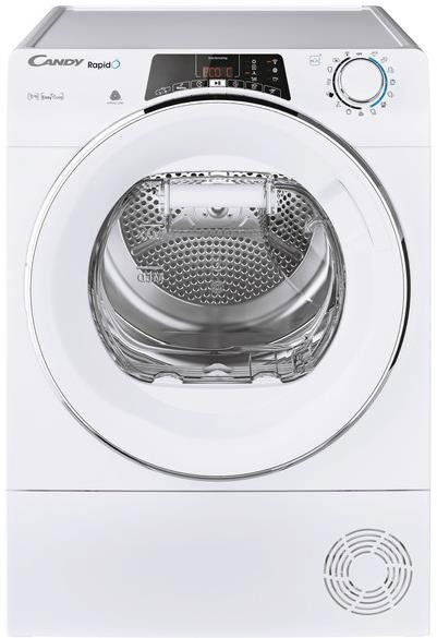 Sèche-linge pompe à chaleur 11 kg Candy connecté A++ 66 dB ROEH11A2TCEX-S