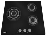 Table gaz Amica verre noir AG3631N - 2