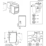 Cusinière 50x60 cm ELECTROLUX - LKR524288W - 6