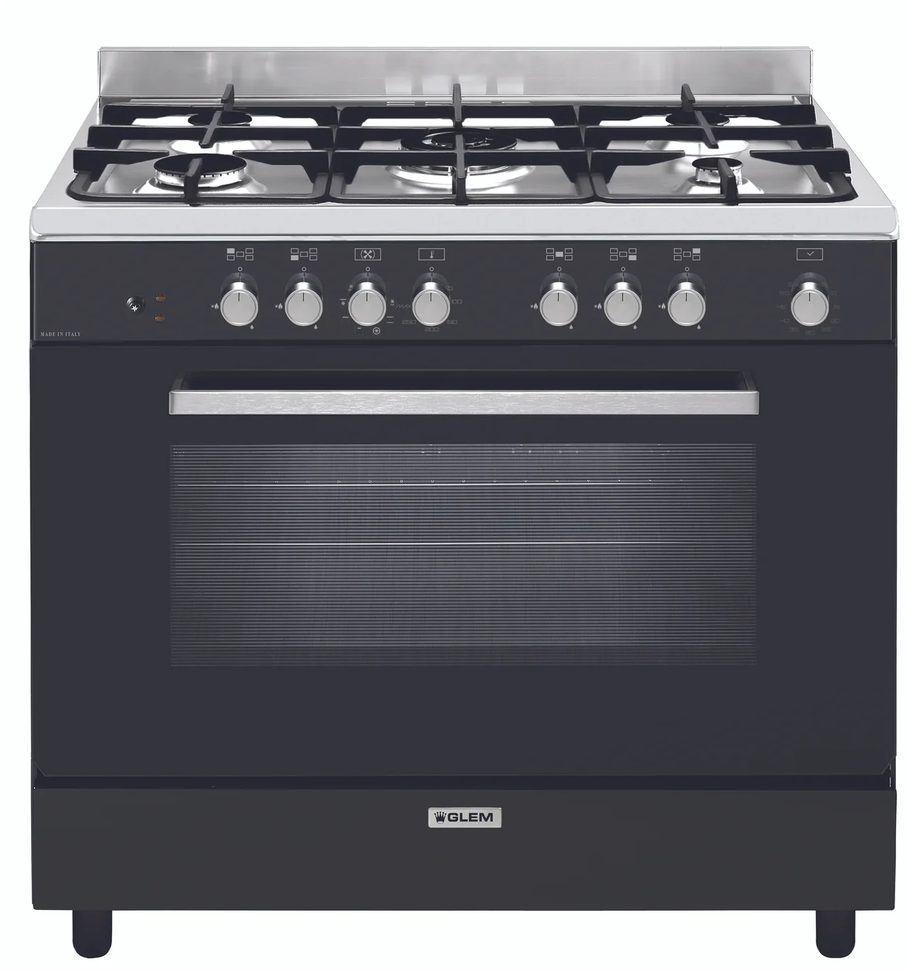 Cusinière 90x60 cm GLEM - GE960CVBK2