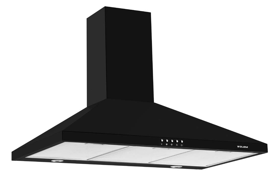 Hotte décorative murale GLEM - GHP950BK