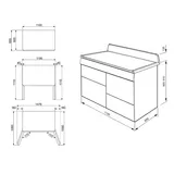 Centre de cuisson 110 cm SMEG - TR4110GR - 2