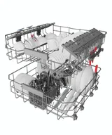 Lave-vaisselle 60 cm WHIRLPOOL - WBC3C34PB - 5