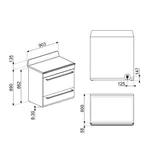 Centre de cuisson 110 cm SMEG - TR4110IBL2 - 4