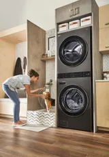 Lave-linge Lavante-séchante LG - F761TOWERB - 7