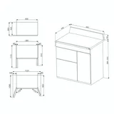 Centre de cuisson 90 cm SMEG - TR93BL - 2