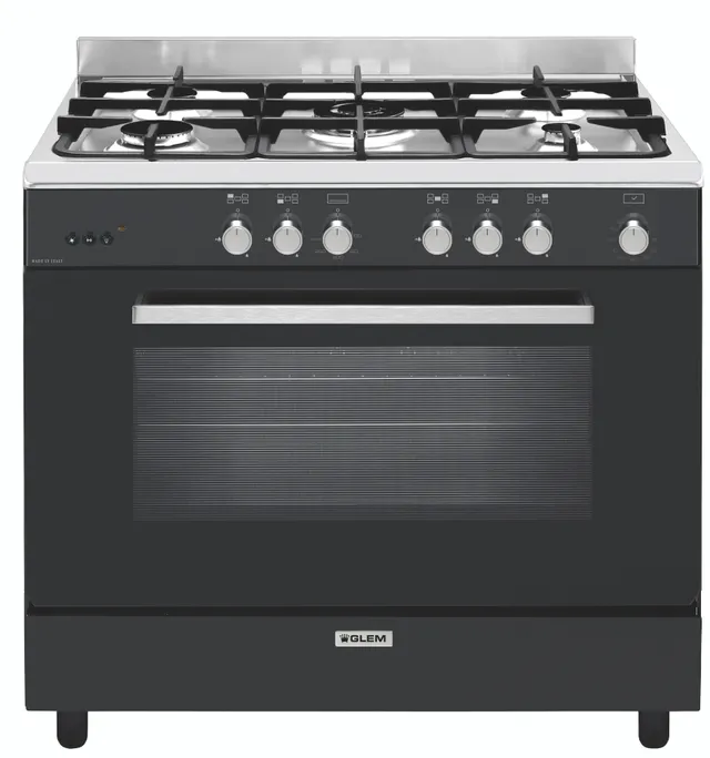 Cusinière 90x60 cm GLEM - GE960CMBK2