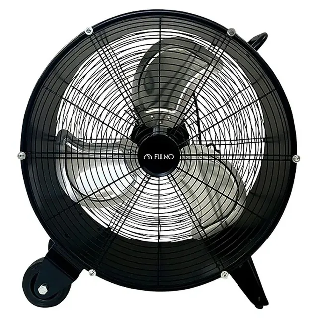 VENTILATEUR de Sol Industriel Noir BORA Diam 55 Cm FULMO 33131