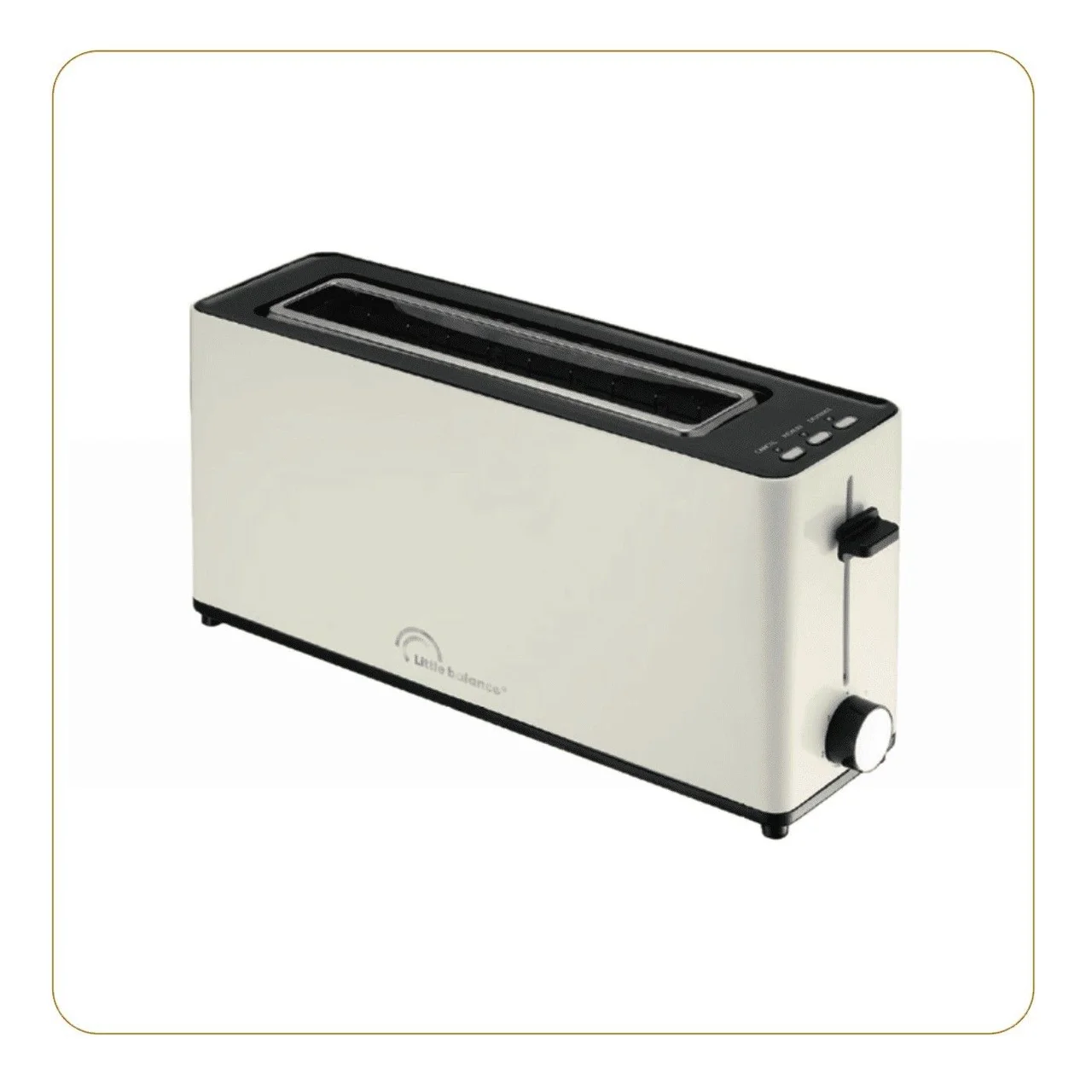 GRILLE PAIN Happy Ivoire 1 Fente LITTLE BALANCE LB8829