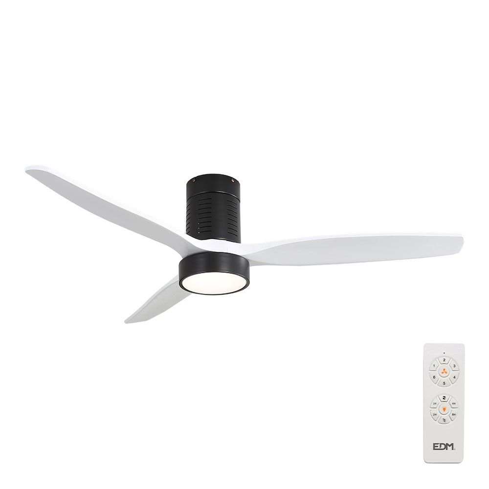 Ventilateur de plafond KARA 3 Pales Blanc EDM 33825