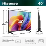 SMART TV FHD Full HD 40 Pouces HISENSE 40A4S - 4